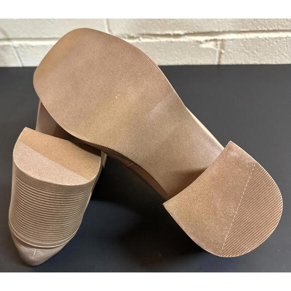 Justfab Daria Block Heeled Loafer Pump in Portabella, Size 12 NWoT - Picture 9 of 9